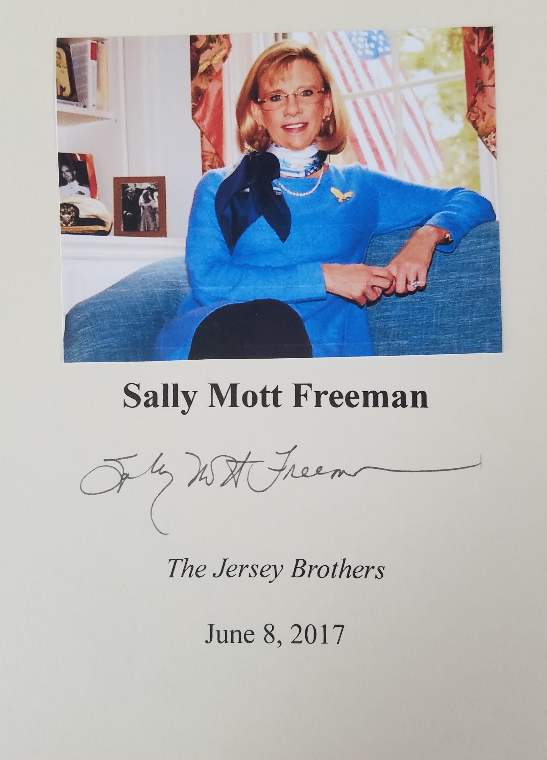 The Jersey Brothers, Book by Sally Mott Freeman